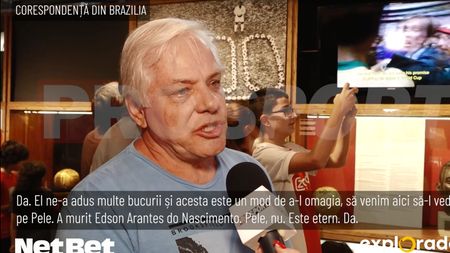 Corespondență specială ProSport din Brazilia | Unul dintre localnicii care l-au văzut pe legendarul fotbalist ca jucător activ, emoționat până la lacrimi la Muzeul Pele: „Este etern! Am urmărit toate Campionatele Mondiale jucate” | VIDEO EXCLUSIV