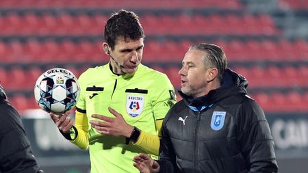 Oficialii de la Voluntari pun tunurile pe Laurențiu Reghecampf și Universitatea Craiova: „Ascund neputința în spatele greșelilor de arbitraj!”