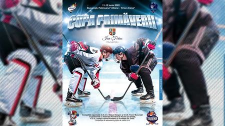 Spectacol la hochei pe gheață! Cea de-a treia edițe a competiției „Cupa Primăverii”