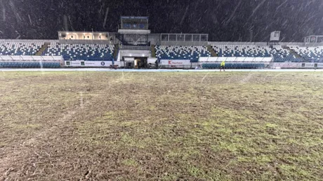Se joacă pe noroi în Copou! Poli Iași a încercat, fără succes, mutarea meciului cu CSM Olimpia pe un alt stadion, după ce naționala de rugby a României i-a făcut praf gazonul