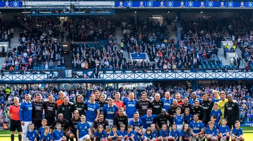 Ce spun scoțienii după show-ul lui Gică Hagi din meciul ce a marcat 150 de ani de existență a clubului Glasgow Rangers: „Îți dai seama de unde provine talentul lui Ianis”