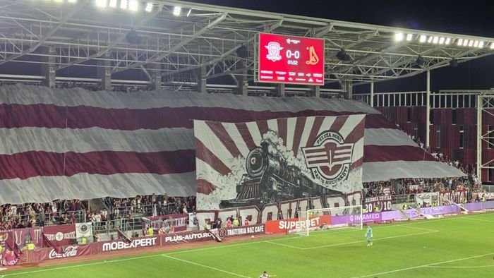 Ultrașii lui Rapid, scenografie spectaculoasă la derby-ul cu Dinamo!