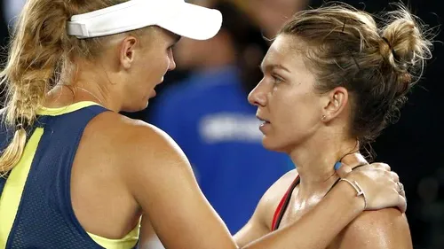 Un zeu al tenisului mondial o scoate pe Wozniacki din zona ei de confort. Ce posedă Halep și nu are daneza. 