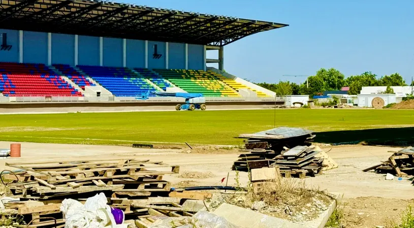 Stadionul Municipal Alexandria, tot mai aproape de momentul în care va fi inaugurat. Arena trebuia să fie gata de mulți ani