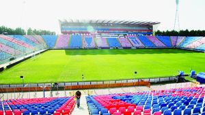 Au „machiat" gazonul În Ghencea!