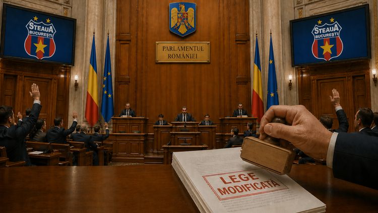 EXCLUSIV E gata! Se schimbă legea special pentru Steaua București. „Miercuri depun documentele, încheiem absurditatea revoltătoare”