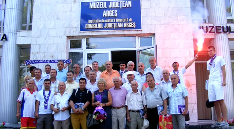 Muzeul Județean Argeș a organizat o întâlnire între fostele glorii alb-violete** cu ocazia împlinirii a 60 de ani a FC Argeș