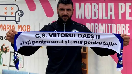 Marian Anghelina, primul transfer pentru noul sezon al echipei Viitorul Dăești. Vâlcenii nu renunță la gândul de a promova în Liga 2