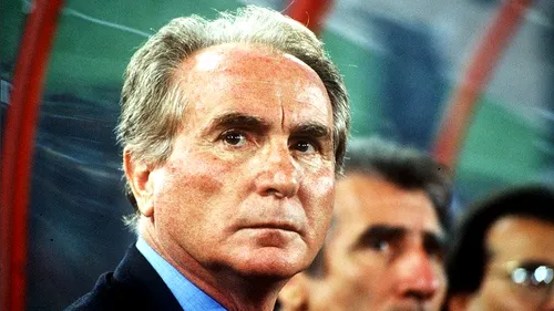 Fostul selecționer al Italiei, Azeglio Vicini, a încetat din viață la vârsta de 84 de ani. Decizia luată de Federația Italiană de Fotbal