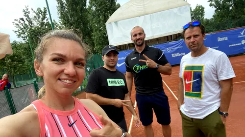 Simona Halep, antrenament „live” pentru fanii săi, dar și pentru antrenorul Darren Cahill. Ce a spus jucătoarea din România și de ce s-a terminat rapid ședința de pregătire | VIDEO