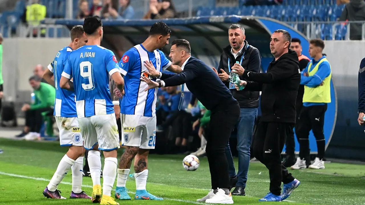 Fotbalistul pe care Mirel Rădoi îl trecea pe linie moartă, titular la Universitatea Craiova în prima etapă din Superliga!