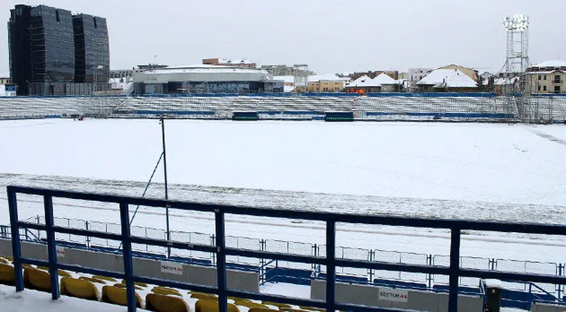 Moment istoric la Sibiu! S-a aprins nocturna pe stadionul Municipal.** FC Hermannstadt joacă miercuri cu FCSB pentru o calificare în semifinalele Cupei