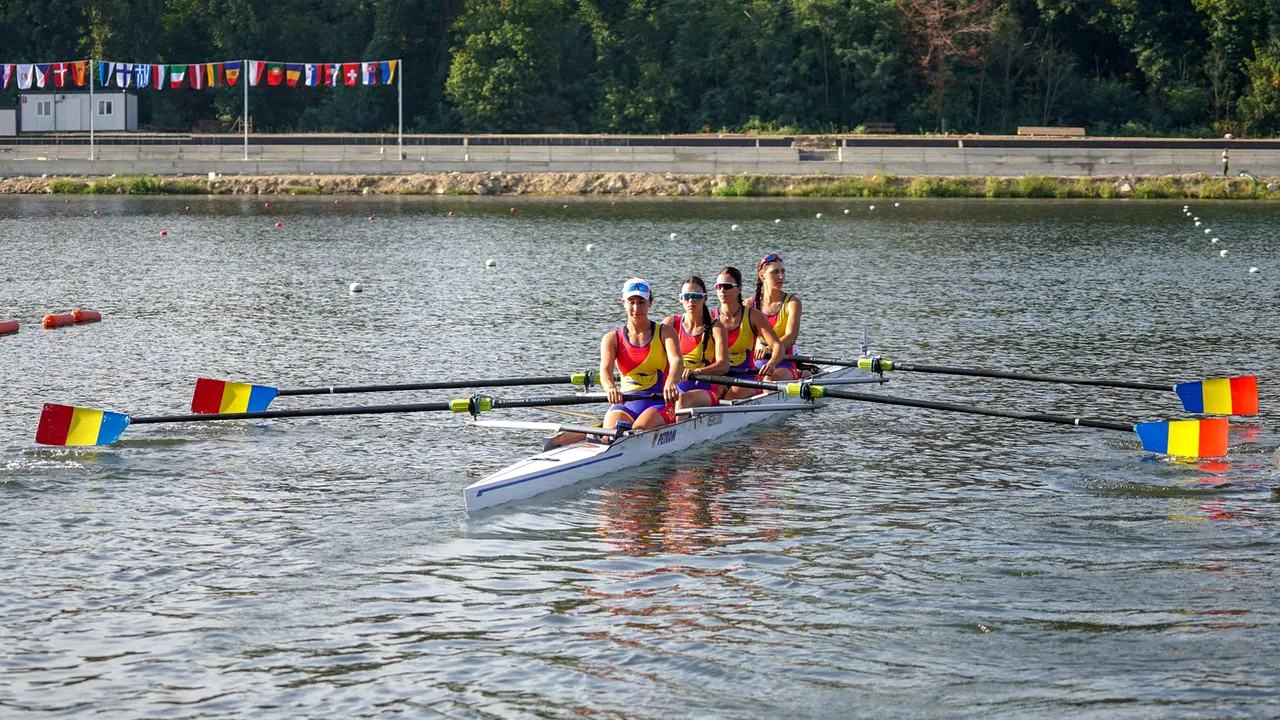 România a luat 9 medalii de aur la Campionatele Europene U23 de canotaj!