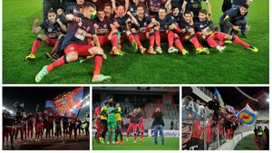 "U" Cluj - Steaua 0-1. Lecția de istorie, pagina 25. Steaua este matematic campioană
