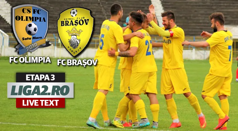 Olimpia - FC Brașov 1-1.** 