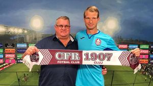 OFICIAL | Arlauskis a semnat cu CFR Cluj! "Mă bucur că am ajuns la un club mare". Ce amănunt a contat în decizia luată de fostul goalkeeper de la FCSB și Unirea Urizceni
