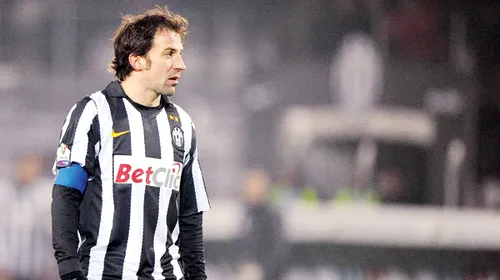 Final de poveste!** Del Piero spune că acest sezon este ultimul la Juventus, după 19 ani în tricoul alb-negru