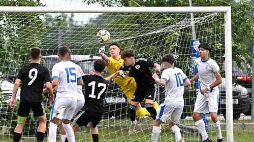 Înaintea barajului pentru Conference League, U Cluj şi Universitatea Craiova s-au confruntat în finala Ligii Elitelor U16. Titlul s-a decis la lovituri de departajare