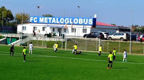 Echipa de fotbal din Liga 2, Metaloglobus, a semnat un contract cu greutate