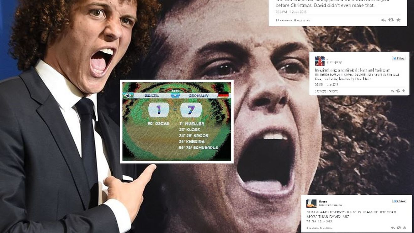 Zece reacții tragicomice după desemnarea brazilianului David Luiz în cea mai bună echipă a anului 2014. "O să pariez și eu 5 lire că iau Balonul de Aur"