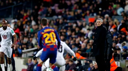 Quique Setien, enervat după victoria lui Real Madrid în meciul cu Real Sociedad: „VAR nu este folosit corect”