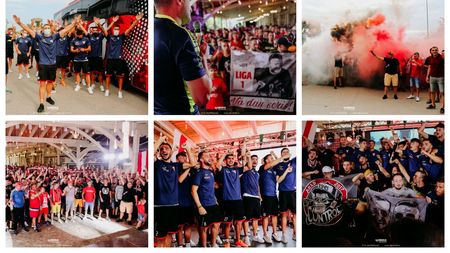 FOTO și VIDEO | Aradul și-a sărbătorit campionii! Utiștii le-au prezentat fanilor trofeul Ligii 2 într-o seară de gală, în care s-a vorbit inclusiv despre Europa!