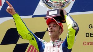 Rossi a căștigat Marele Premiu al Cataluniei!