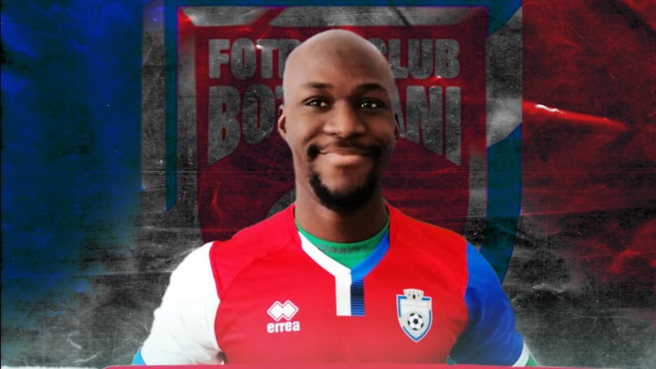 FC Botoșani l-a prezentat pe înlocuitorul lui Denis Haruț! Cine este Ulrich Meleke, transferul de play-off făcut de formația lui Marius Croitoru