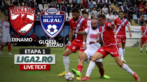 Remiză între Dinamo și Gloria Buzău la debutul în play-off. Cele două echipe rămân la egalitate de puncte, dar urcă în clasament pe poziții de baraj de promovare