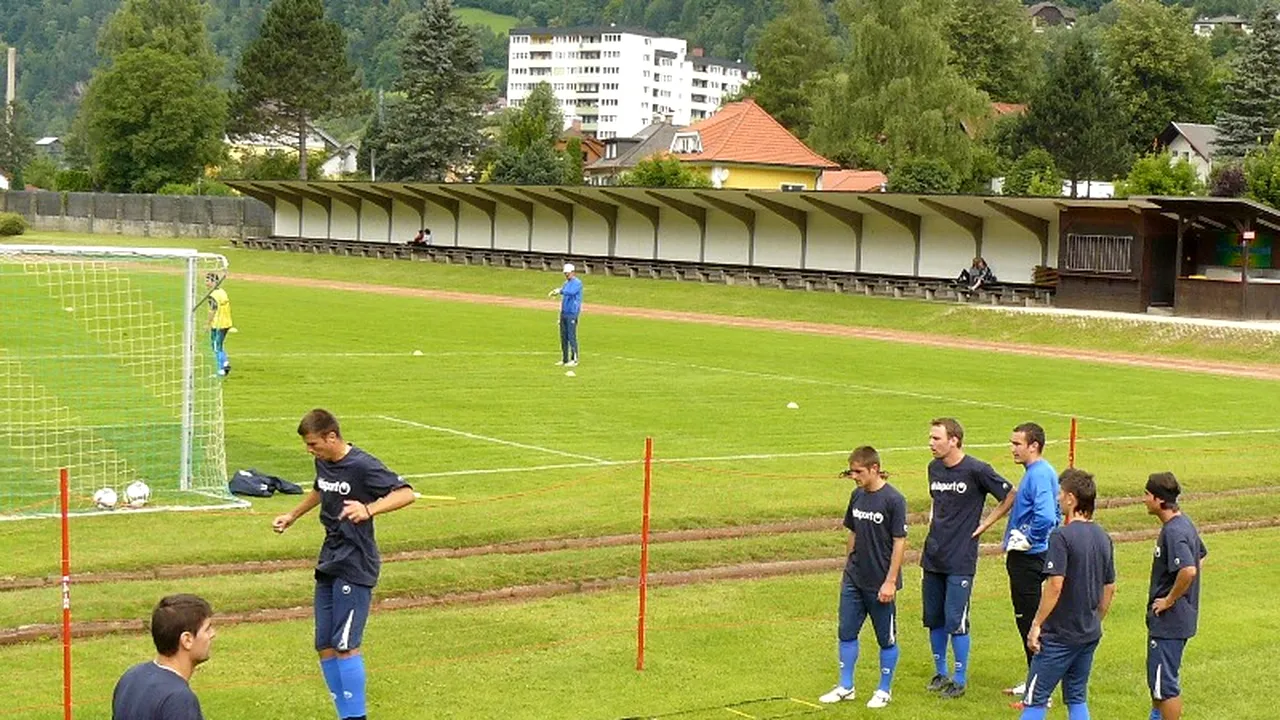 FOTO** Pandurii s-au antrenat pentru prima oară în Austria