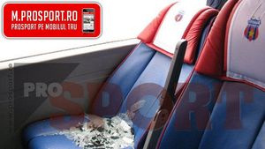 Autocarul Stelei, atacat cu pietre de fani!** "Mai mult ca sigur, erau suporterii Oțelului"