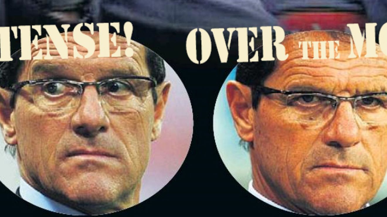 Capello îi enervează pe englezi și la victorii! "Mama mia! Fabio, ești italian! Arată și tu ceva pasiune!" :)