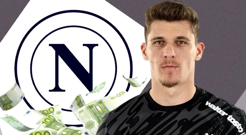 Antonio Conte, lovitură pentru transferul lui Ştefan Târnovanu de la FCSB pentru 7.000.000 de euro. Antrenorul lui Napoli a decis
