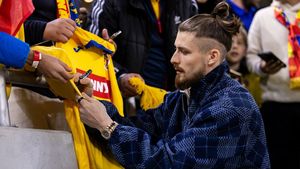 Reacția britanicilor când l-au văzut pe Radu Drăgușin antrenându-se cu colegii din naționala României