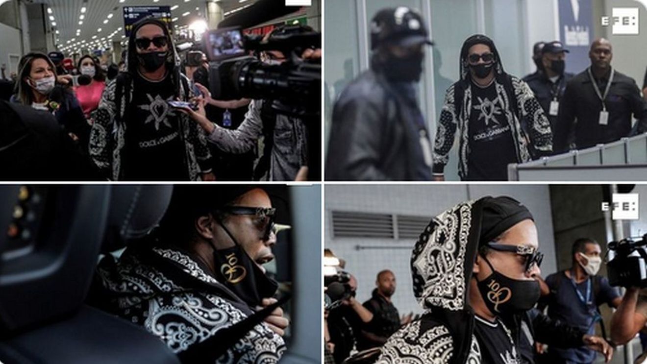 Ronaldinho, eliberat! A ajuns deja în Brazilia | GALERIE FOTO