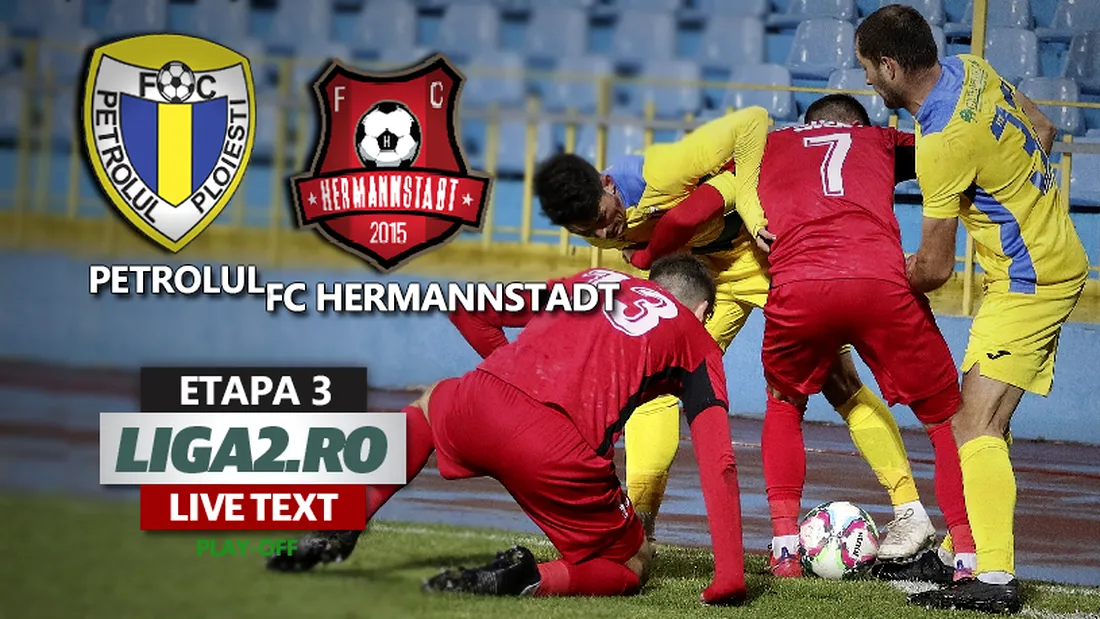 FC Hermannstadt și ”U” Cluj au pus punct etapei a 4-a a play-off-ului Ligii  2