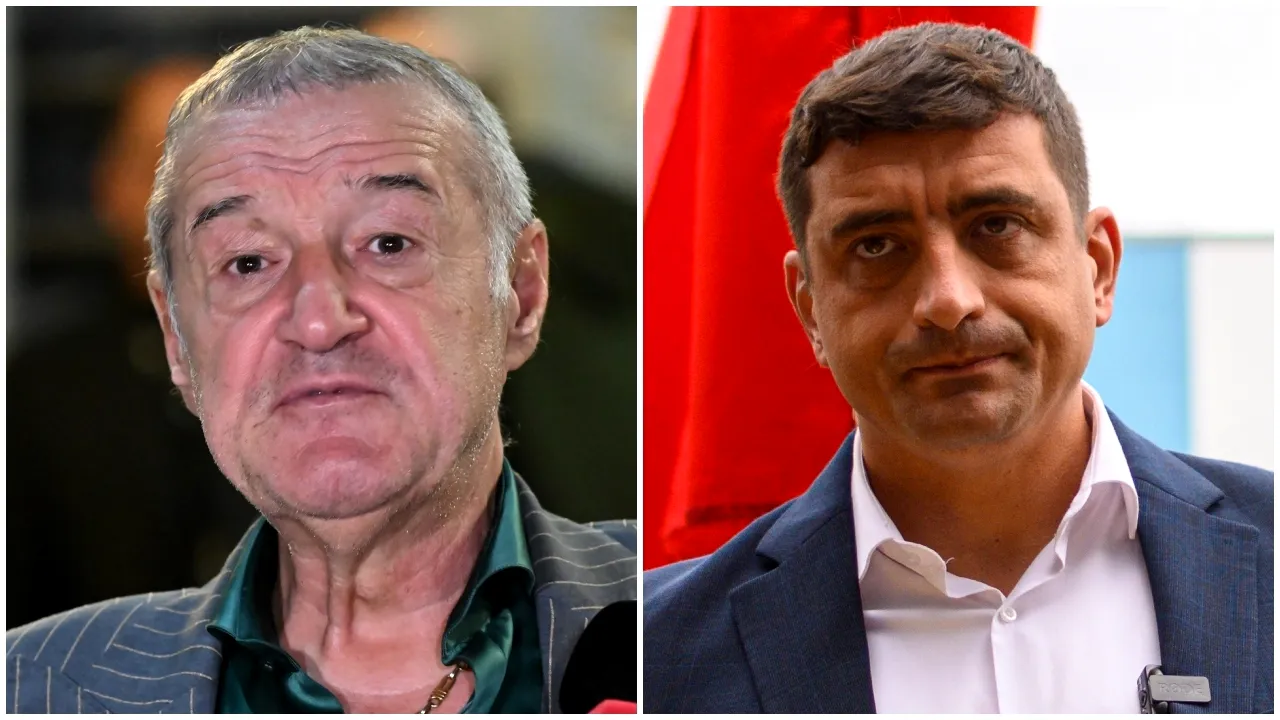 Gigi Becali i-a arătat lui George Simion cine e șeful între ei doi! Ce a făcut patronul FCSB, în direct la TV: „Vreau să anunț chestia asta”