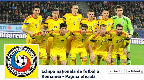 FRF a lansat contul oficial de Facebook al echipei naționale de fotbal a României