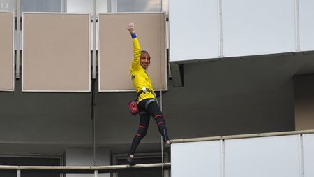 FOTO** "Spiderman" s-a cățărat pe Inter în doar 15 minute!
