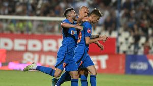 Tavi Popescu, răspuns pentru Becali! Execuție spectaculoasă de la 20 de metri în Oțelul - FCSB! „Perla” lui Gigi a deschis scorul la Galați | VIDEO