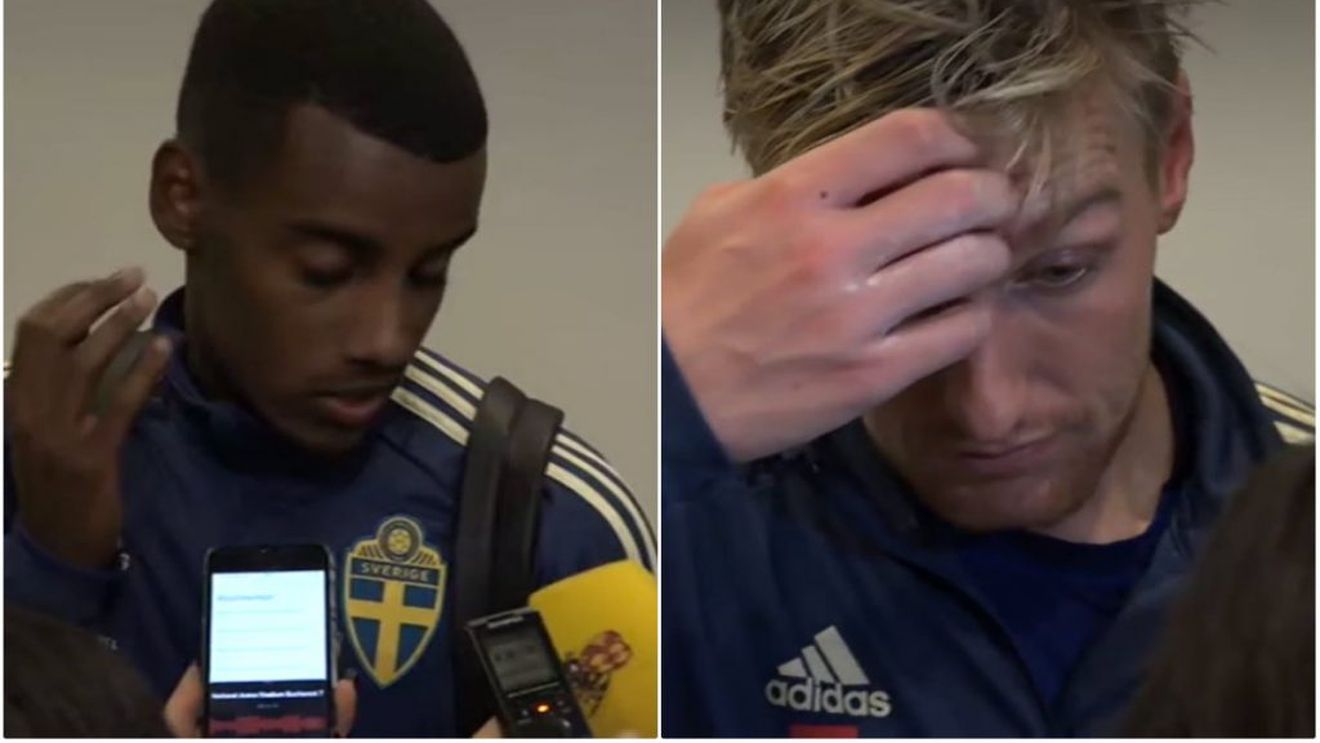Fotbaliștii Suediei ne-au bătut obrazul la finalul meciului! Ce au putut spune despre fanii români: "E enervant și de neînțeles cum astfel de oameni pot fi pe stadion"