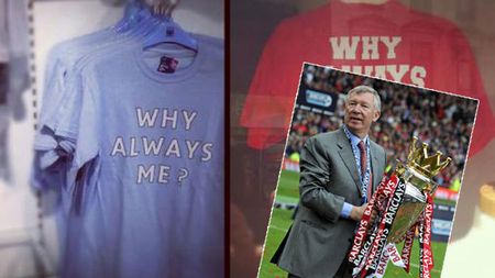 FOTO Tricou GENIAL făcut de fani pentru Ferguson! Balotelli i-a inspirat. Cum vor să-l vadă îmbrăcat în ultima etapă: