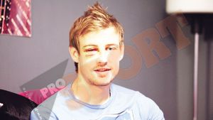 FOTO Sârghi a ieșit din spital!** Cum a trăit clipele de groază din finalul meciului Oțelul - CFR: "Mi-am revenit când mi-au pus nasul la loc!"