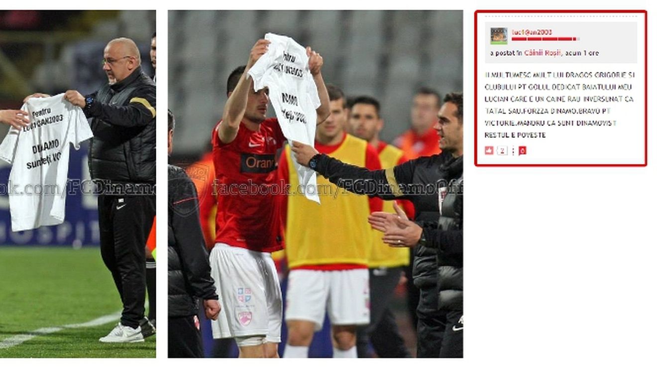 Dinamoviștii au arătat din nou că le pasă de suporteri. "Câinii" au dedicat golurile din meciul cu Oțelul unui "nickname". Cine se află în spatele acestuia 