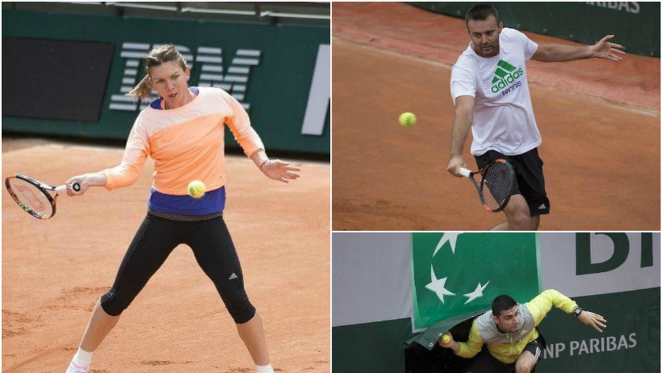 FOTO | Simona Halep "l-a alergat" pe Victor Ioniță la antrenamentele de la Paris. Cine a fost copilul de mingi