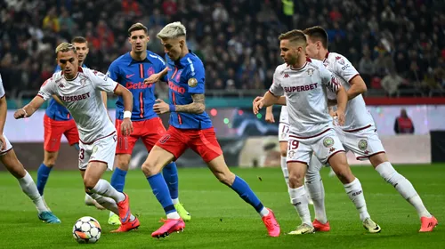 FCSB – Rapid București 0-0, în etapa 14 din Superliga. „Remiză albă”, care nu mulțumește nicio echipă