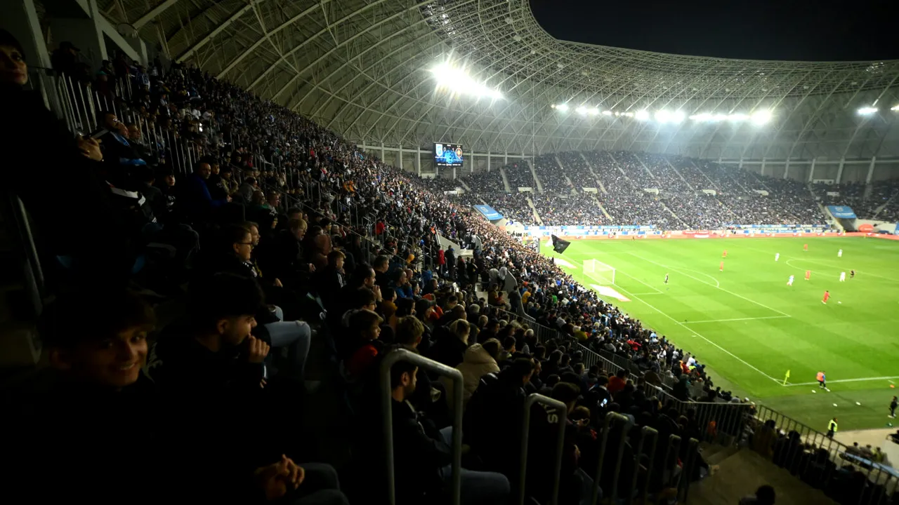 „Dedicație” pentru Costel Gâlcă! Ce mesaj au afișat fanii olteni la derby-ul Universitatea Craiova - FCSB