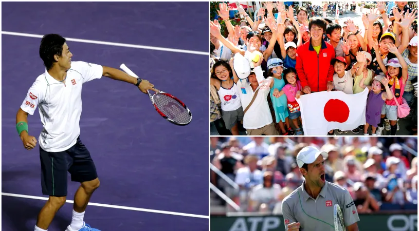 Kei, eroul la Key Biscayne. L-a făcut KO pe Federer, dar n-a mai putut juca cu Djokovic. Povestea 