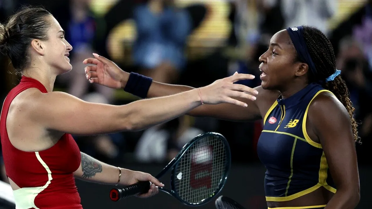 Finala din semifinalele Australian Open dintre Aryna Sabalenka și Coco Gauff s-a încheiat în două seturi! Cine s-a calificat în ultimul act