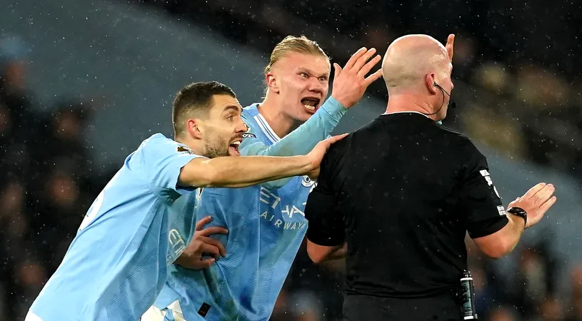 Cea mai șocantă greșeală de arbitraj din istoria recentă a Premier League are în sfârșit o explicație! De ce a fluierat, de fapt, centralul la faza care i-a înnebunit pe Haaland și Guardiola: „E devastat!”